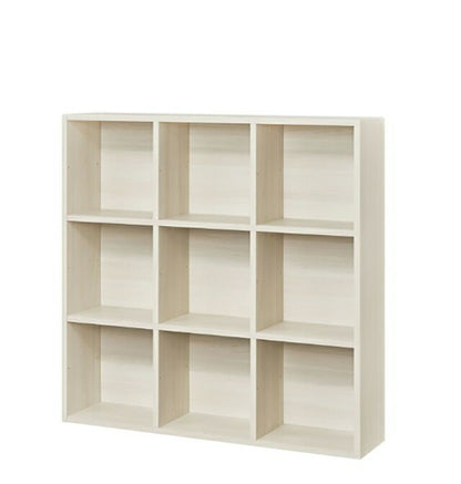 白井産業 フリーラック 幅124cm 高さ125cm マス目ラック 飾り棚 本棚 シェルフ 横置き可 レジェルノ