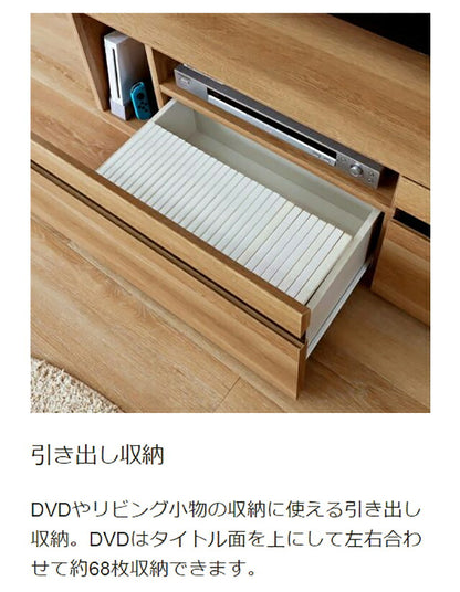 白井産業 テレビ台 幅150cm 高さ37cm 65V型対応 TVボード ローボード ナチュリカ リビング 家具 インテリア