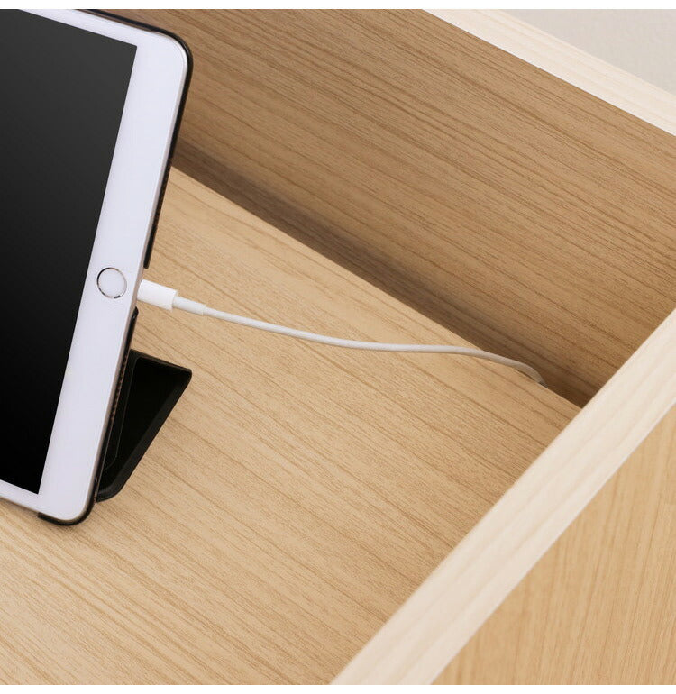 白井産業 サイドワゴン ラック 幅60cm 高さ60cm ナチュラル キャスター付 オフィス 収納(代引不可)