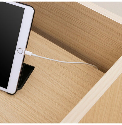 白井産業 サイドワゴン ラック 幅60cm 高さ60cm ナチュラル キャスター付 オフィス 収納(代引不可)