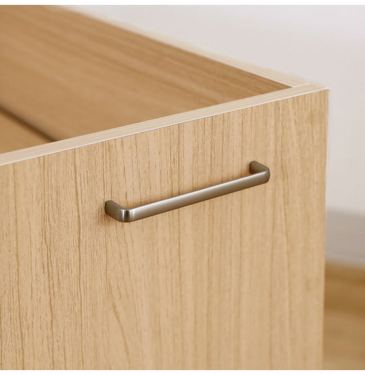 白井産業 サイドワゴン ラック 幅60cm 高さ60cm ナチュラル キャスター付 オフィス 収納(代引不可)