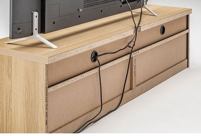 テレビ台 幅119cm 高さ40cm ナチュラルブラウン 50V型対応 シンプル 一人暮らし リビングボード TV台 TVボード 収納 フラップ扉 天然木 北欧 シンプル モダン ウォールナット おしゃれ家具 白井産業(代引不可)