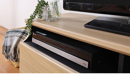 テレビ台 幅119cm 高さ40cm ナチュラルブラウン 50V型対応 シンプル 一人暮らし リビングボード TV台 TVボード 収納 フラップ扉 天然木 北欧 シンプル モダン ウォールナット おしゃれ家具 白井産業(代引不可)