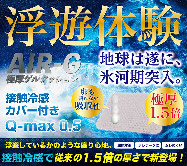 冷感極厚GELクッション 4.5cm ゲルクッション ジェルクッション ハニカム 卵が割れない 圧力分散 通気性 イス 椅子 テレワーク
