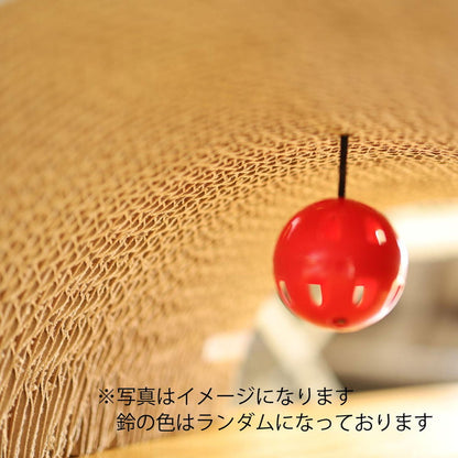 アーチ型 爪とぎ 鈴付き アーチタイプ 段ボール ダンボール 両面 ストレス発散 運動不足対策 猫用品 鈴付き 鈴 四季適用 爪研ぎ 爪磨き ペット用品(代引不可)