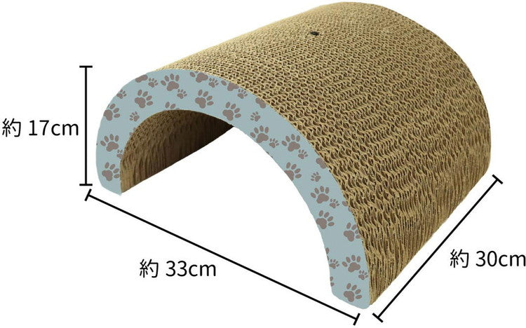 アーチ型 爪とぎ 鈴付き アーチタイプ 段ボール ダンボール 両面 ストレス発散 運動不足対策 猫用品 鈴付き 鈴 四季適用 爪研ぎ 爪磨き ペット用品(代引不可)