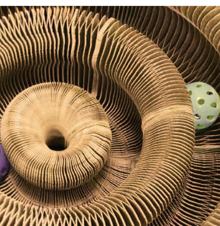 猫 つめとぎ 3段タイプ 爪とぎ 爪研ぎ 猫おもちゃ 猫ダンボール 両面使用 ネコ 猫ハウス 段ボール素材 折りたたみ式 便利 耐久性 取り外し可能 猫ベルボール 猫用 運動不足 ストレス解消 鈴ボール付き(代引不可)