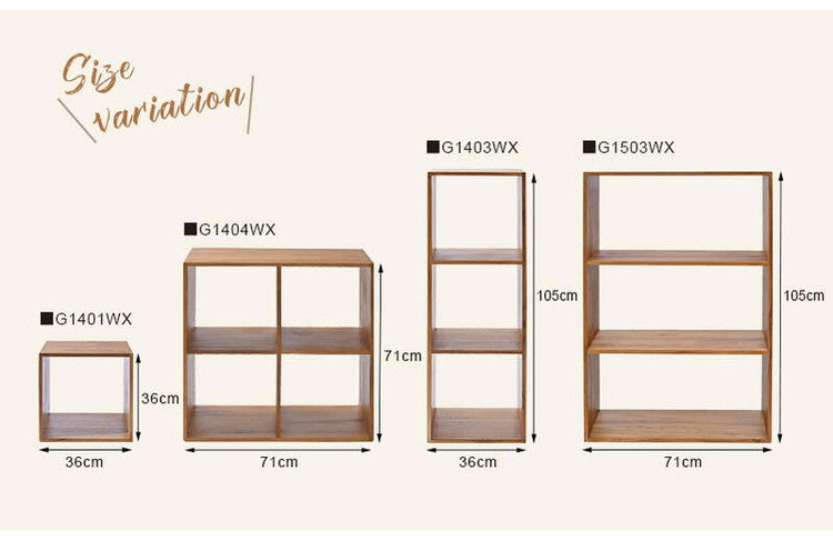 天然木 チーク材 収納 ラック オープンラック キューブボックス 棚 3段 三段 木製 おしゃれ アンティーク 北欧 シェルフ 木目調(代引不可)