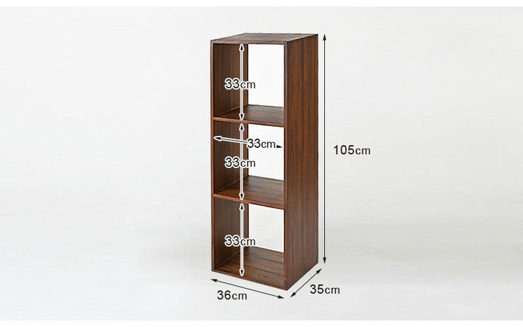 天然木 チーク材 収納 ラック オープンラック キューブボックス 棚 3段 三段 木製 おしゃれ アンティーク 北欧 シェルフ 木目調(代引不可)