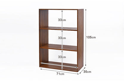 天然木 チーク材 収納 ラック 幅71 オープンラック キューブボックス 棚 3段 三段 ワイド 木製 おしゃれ アンティーク 北欧 シェルフ 木目調(代引不可)