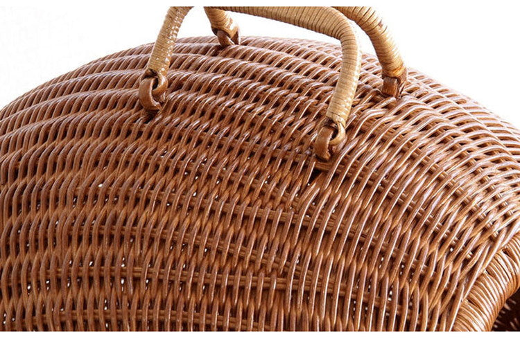 ラタン ペット キャリーバック ペットハウス 籐製 ラタンバスケットラタン製 犬 キャリーバック 小型犬 猫 うさぎ ペット ラタン ドッグハウス キャットハウス おしゃれ かわいい(代引不可)