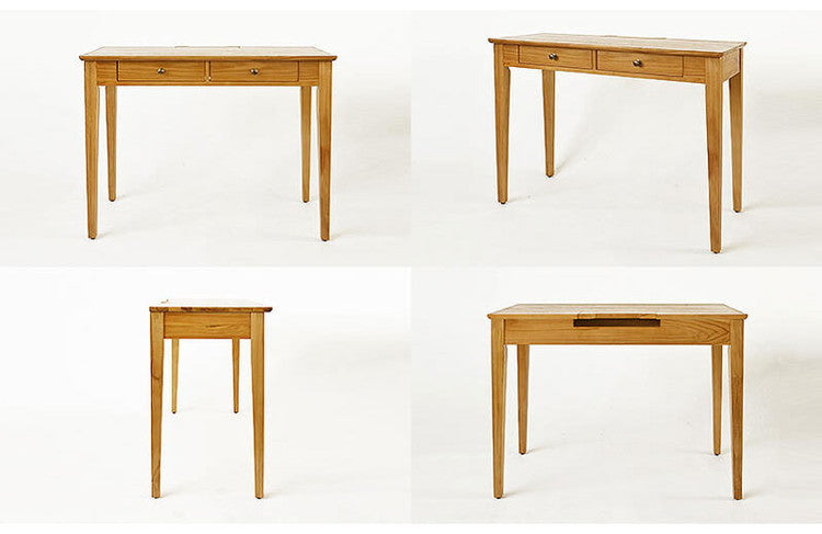 アジアン チーク 無垢材 パソコンデスク T451WX ワークデスク リモートワーク ウッドデスク 学習机 PCデスク おしゃれ 作業机 在宅勤務(代引不可)