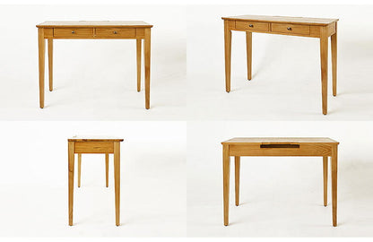 アジアン チーク 無垢材 パソコンデスク T451WX ワークデスク リモートワーク ウッドデスク 学習机 PCデスク おしゃれ 作業机 在宅勤務(代引不可)