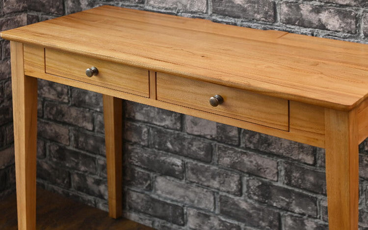 アジアン チーク 無垢材 パソコンデスク T451WX ワークデスク リモートワーク ウッドデスク 学習机 PCデスク おしゃれ 作業机 在宅勤務(代引不可)