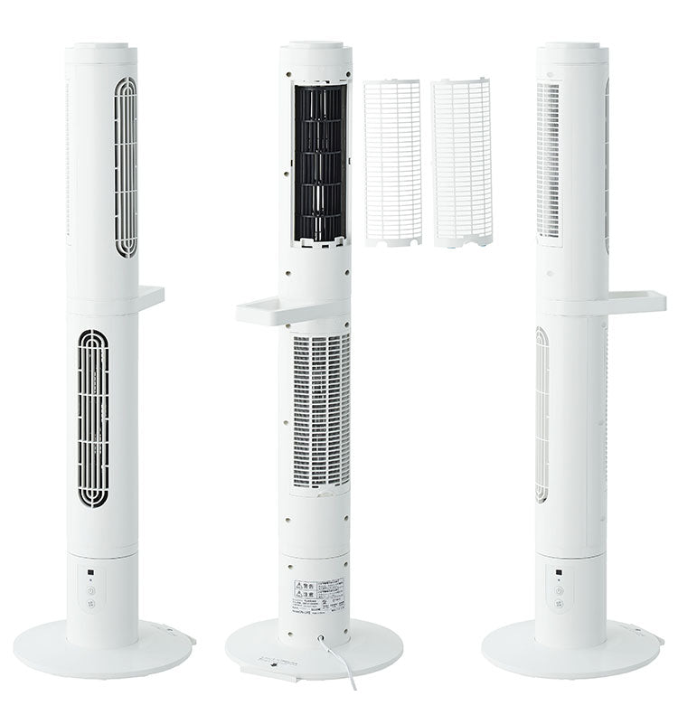スリムファン 分割式 タワーファン Kumikaze クミカゼ 分けて使える タワー扇風機 サーキュレーター 送風機 OLF-S100 縦型 横置き可能 部屋干し 室内干し 羽なし オンライフ ON-LIFE