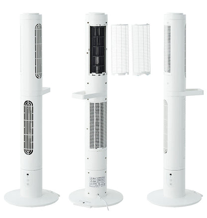 スリムファン 分割式 タワーファン Kumikaze クミカゼ 分けて使える タワー扇風機 サーキュレーター 送風機 OLF-S100 縦型 横置き可能 部屋干し 室内干し 羽なし オンライフ ON-LIFE