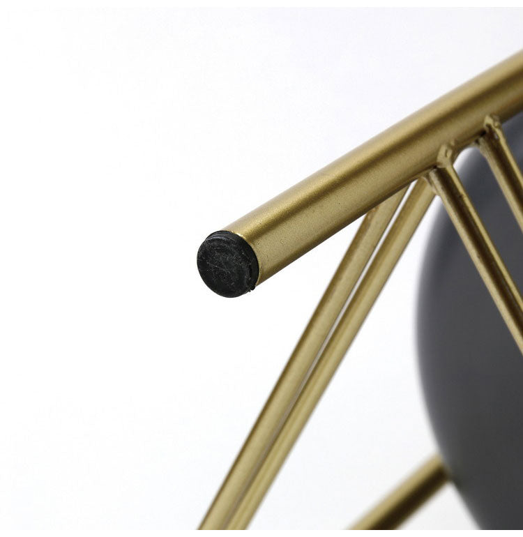 ゴールドアイアン 脚付きプランター台 Sサイズ フラワースタンド グレー ポット 鉢植え アイアンスタンド 花台 グリーン 植物 ディスプレイ ゴールドステム おしゃれ