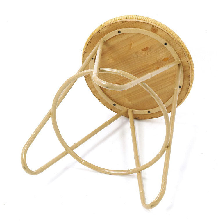 ラタン ラウンドテーブル Sサイズ 天板36cm 高さ51cm サイドテーブル プランター台 ディスプレイテーブル ラック 棚 籐 アジアン家具 韓国インテリア ナチュラル ラタンカントリー おしゃれ