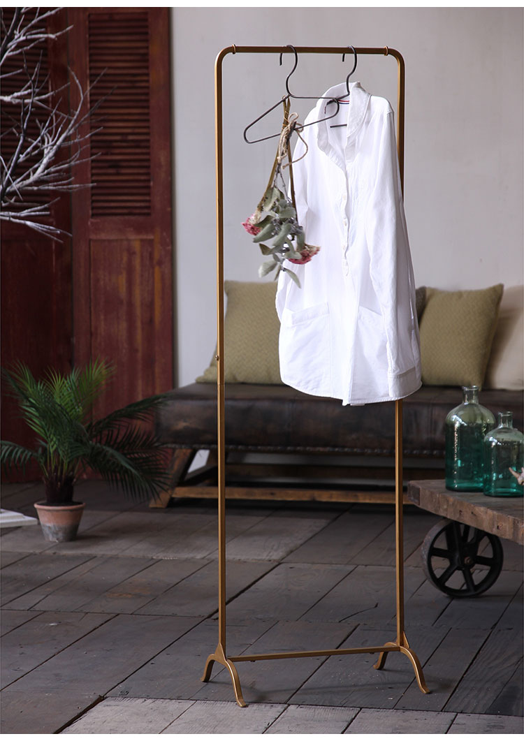 アイアン ハンガーラック シンプル おしゃれ 幅45cm 高さ144.5cm 軽量 2.6kg スリム ディスプレイ コートハンガー 衣類収納 洋服掛け 省スペース コンパクト ショップ 店舗 什器 ジョセフアイアン