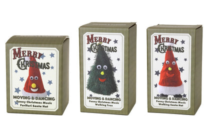 クリスマス 踊るおもちゃ サンタ帽・ツリー 選べる3タイプ ジングルベルに合わせて動く・踊る 音楽 ミュージック FUNNYクリスマス 子供 子ども パーティー かわいい SPICE クリスマス