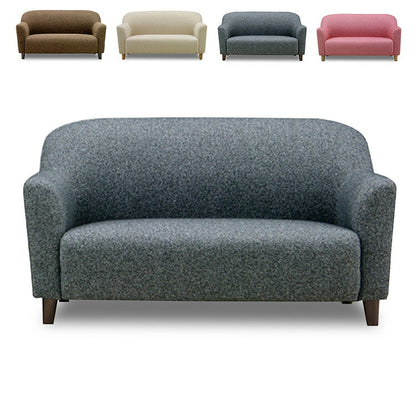 ソファ 2人掛け シンプル 脚つき 脚付き ファブリック 肘掛け 北欧風 おしゃれ コンパクトソファ コンパクト 一人暮らし 肘付き 肘つき かわいい ローソファ(代引不可)