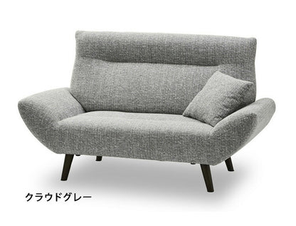 ソファ 2人掛け ローソファ クッション付き コンパクト 北欧 おしゃれ シンプル インテリア 脚付き 一人暮らし リビングソファ クッショセット ワンルーム(代引不可)