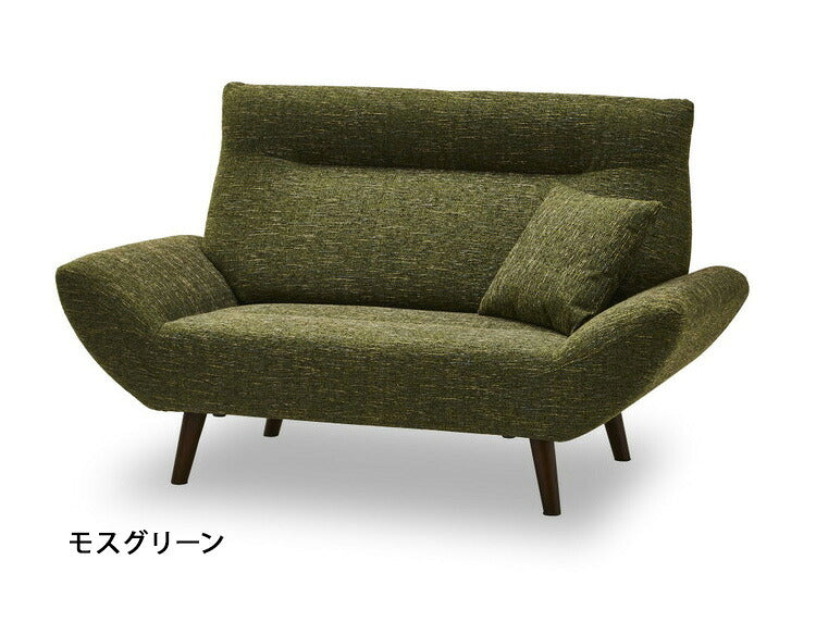 ソファ 2人掛け ローソファ クッション付き コンパクト 北欧 おしゃれ シンプル インテリア 脚付き 一人暮らし リビングソファ クッショセット ワンルーム(代引不可)