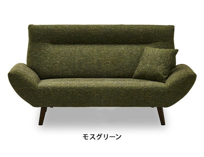 ソファ 3人掛け ローソファ クッション付き コンパクト 北欧 おしゃれ シンプル インテリア 脚付き 一人暮らし リビングソファ クッショセット ワンルーム(代引不可)