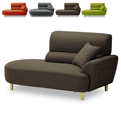 ソファ 2人掛け クッション付き カウチソファ 北欧 おしゃれ シンプル 肩肘 ポケット付き チェア リビングソファ 一人暮らし コンパクト フロアソファ(代引不可)