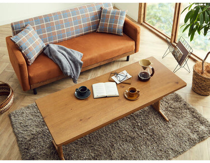 テーブル 幅110cm 木目調 ヴィンテージ 北欧 おしゃれ 収納 収納棚付き リビングテーブル センターテーブル カフェ風 長方形 コンパクト 一人暮らし(代引不可)