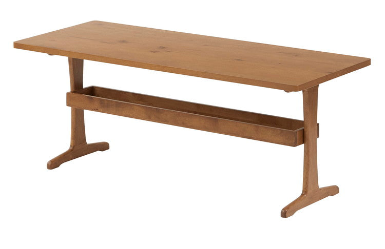 テーブル 幅140cm 木目調 ヴィンテージ 北欧 おしゃれ 収納 収納棚付き リビングテーブル センターテーブル カフェ風 長方形 コンパクト 一人暮らし(代引不可)