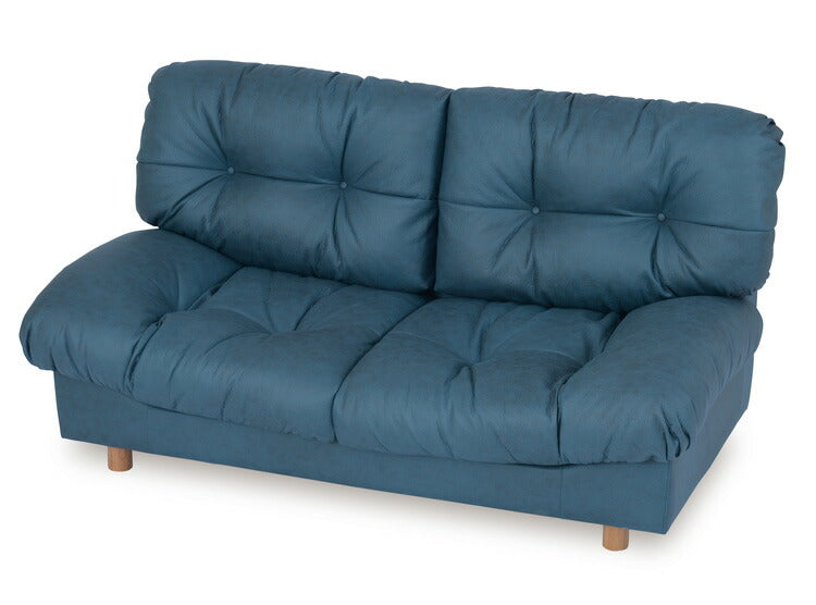 ソファ 2人掛け シンプル 脚つき 脚付き レザー ファブリック コンパクトソファ 一人暮らし 北欧 インテリア ローソファ ロータイプ リビング リビングソファー(代引不可)