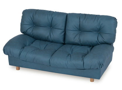 ソファ 2人掛け シンプル 脚つき 脚付き レザー ファブリック コンパクトソファ 一人暮らし 北欧 インテリア ローソファ ロータイプ リビング リビングソファー(代引不可)