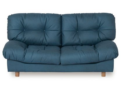 ソファ 2人掛け シンプル 脚つき 脚付き レザー ファブリック コンパクトソファ 一人暮らし 北欧 インテリア ローソファ ロータイプ リビング リビングソファー(代引不可)