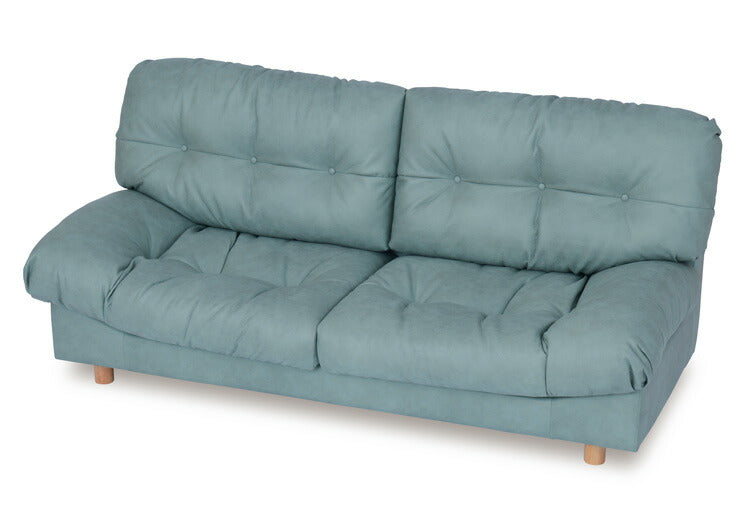 ソファ 3人掛け シンプル 脚つき 脚付き レザー ファブリック コンパクトソファ 一人暮らし 北欧 インテリア ローソファ ロータイプ リビング リビングソファー(代引不可)