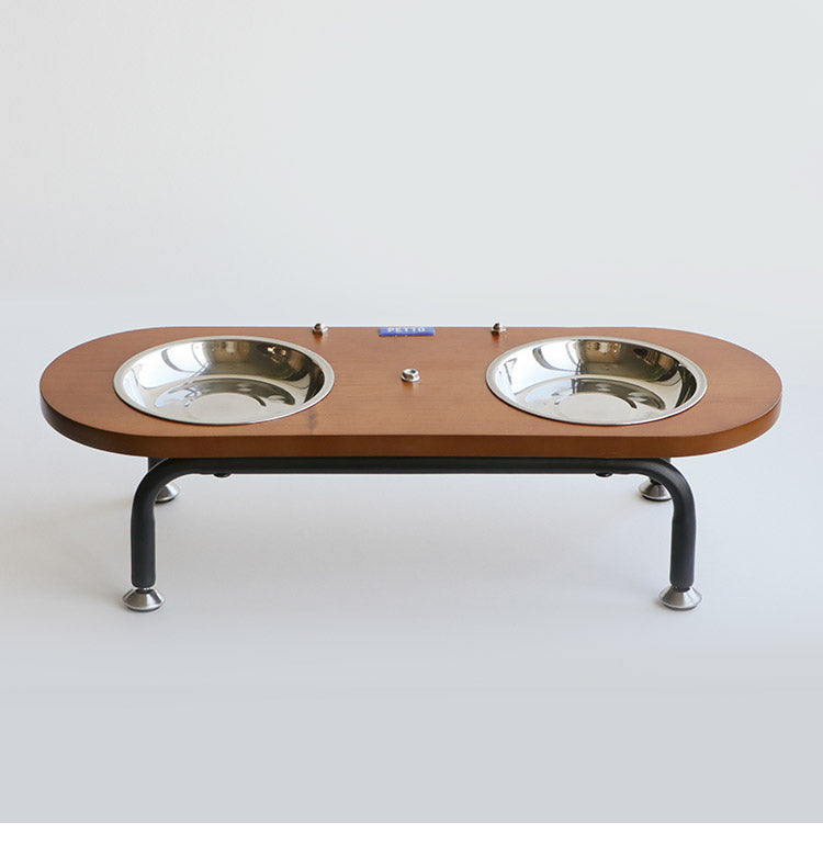 フードボウル 完成品 幅51cm ステンレス Mサイズ ペット用品 エサ皿 食器台 フードスタンド 食事台 食器台 ご飯台 エサ台 えさ台 食器スタンド 犬用 猫用 ペット用 スチール(代引不可)