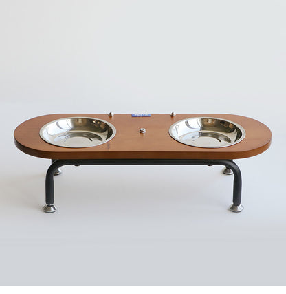 フードボウル 完成品 幅51cm ステンレス Mサイズ ペット用品 エサ皿 食器台 フードスタンド 食事台 食器台 ご飯台 エサ台 えさ台 食器スタンド 犬用 猫用 ペット用 スチール(代引不可)