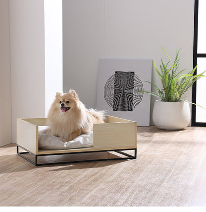 ペットベッド 幅67cm 乗り降り簡単 犬猫兼用 撥水加工 チャック付き クッション付き ペットハウス 小型犬 犬 猫 ペット ペット用品(代引不可)