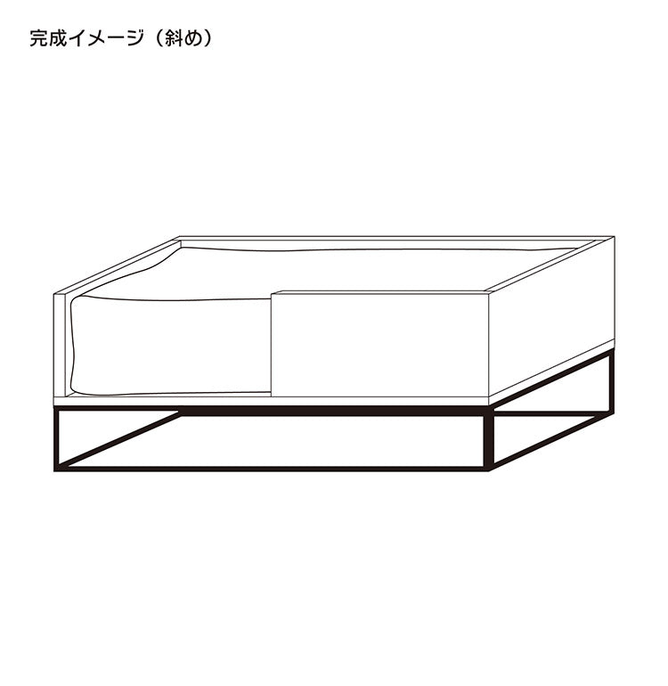 ペットベッド 幅67cm 乗り降り簡単 犬猫兼用 撥水加工 チャック付き クッション付き ペットハウス 小型犬 犬 猫 ペット ペット用品(代引不可)