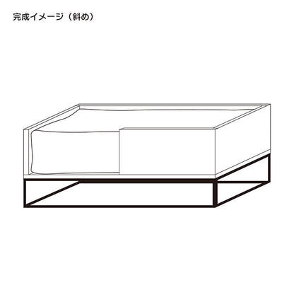 ペットベッド 幅67cm 乗り降り簡単 犬猫兼用 撥水加工 チャック付き クッション付き ペットハウス 小型犬 犬 猫 ペット ペット用品(代引不可)