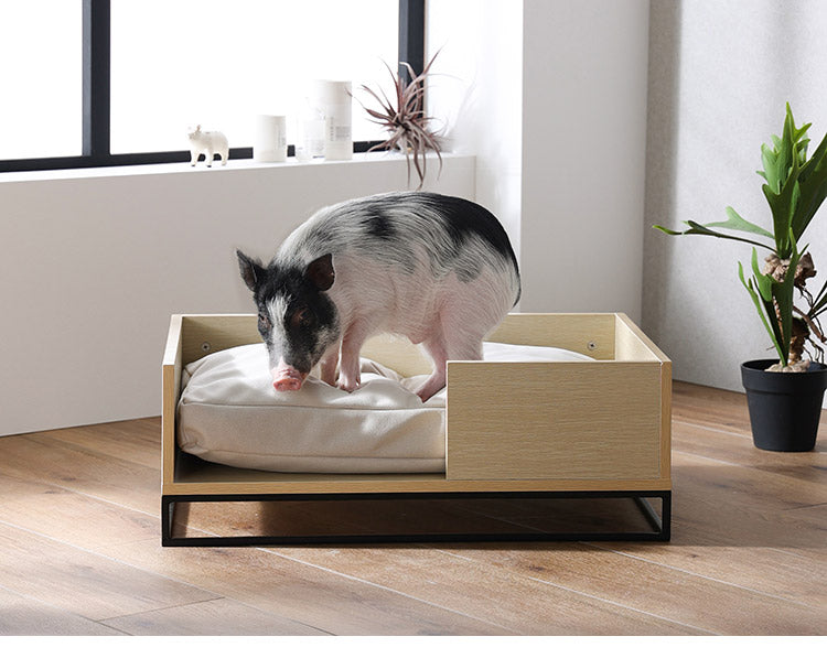 ペットベッド 幅67cm 乗り降り簡単 犬猫兼用 撥水加工 チャック付き クッション付き ペットハウス 小型犬 犬 猫 ペット ペット用品(代引不可)