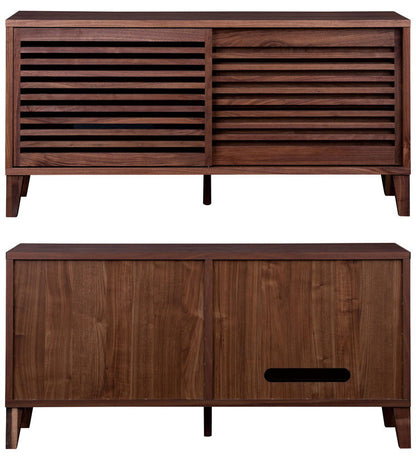 チェスト 国産 幅140cm 格子 ウォールナット 引き出し 可動棚 収納 高脚15cm サイドボード 日本 和風 お掃除簡単 新生活 模様替え 引っ越し(代引不可)