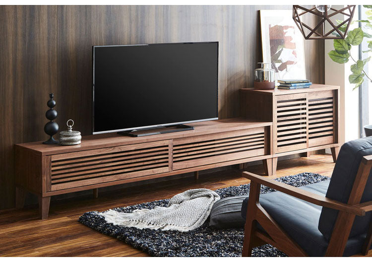 テレビ台 国産 幅180cm 格子 高脚15cm 細かな収納 コードスリット テレビボード 稼働棚 引き出し スタイリッシュなデザイン 新生活 模様替え 引っ越し(代引不可)