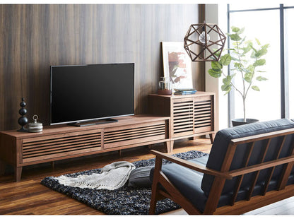 チェスト 国産 幅80cm 格子 ウォールナット 引き出し 可動棚 収納 高脚15cm サイドボード 日本 和風 お掃除簡単 新生活 模様替え 引っ越し(代引不可)