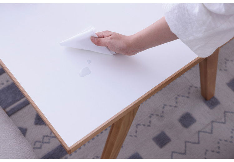 ダイニングテーブル 幅135cm A脚 お手入れ簡単 北欧風 木製 おしゃれ 傷に強い 汚れに強い メラミン天板 高耐久性 耐水性 耐熱性(代引不可)