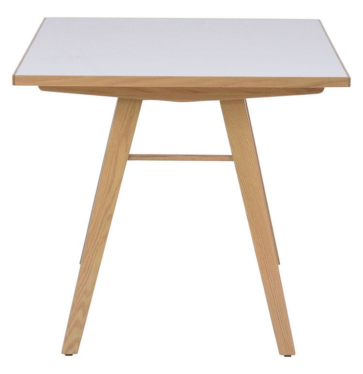 ダイニングテーブル 幅135cm A脚 お手入れ簡単 北欧風 木製 おしゃれ 傷に強い 汚れに強い メラミン天板 高耐久性 耐水性 耐熱性(代引不可)