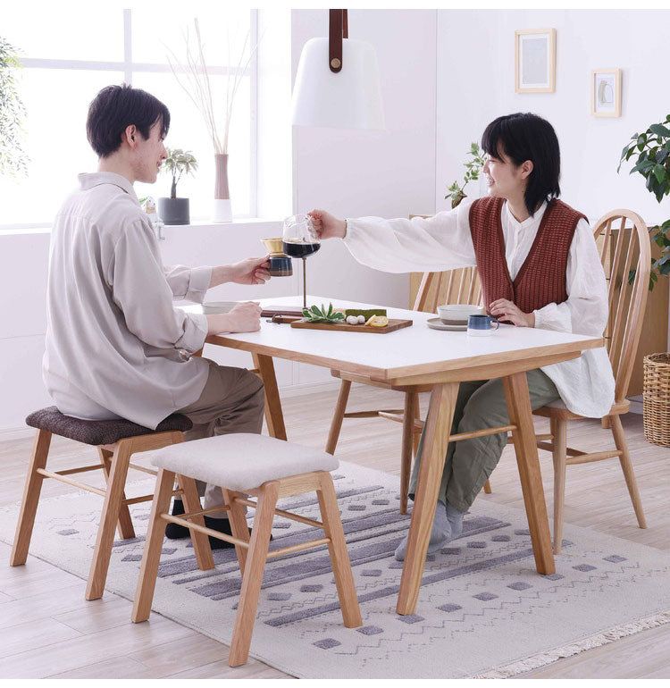 ダイニングテーブル 幅150cm A脚 お手入れ簡単 北欧風 木製 おしゃれ 傷に強い 汚れに強い メラミン天板 高耐久性 耐水性 耐熱性(代引不可)