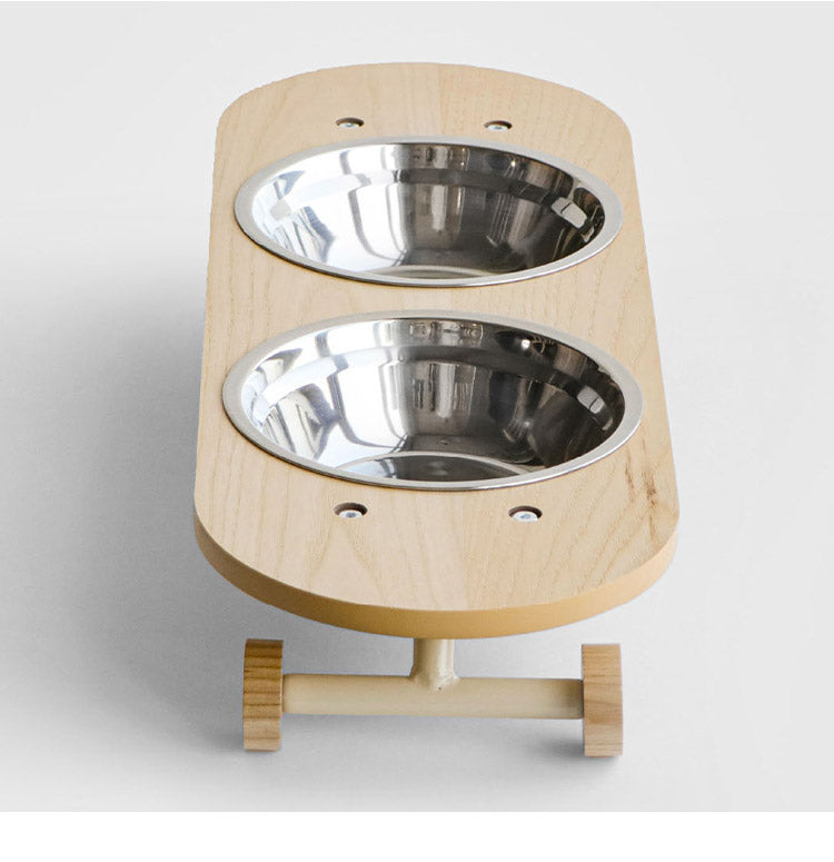 フードボウル 完成品 幅58.5cm Lサイズ ペット用食器 ペット用品 エサ皿 食器台 フードスタンド 食事台 食器台 ご飯台 エサ台 えさ台 食器スタンド 犬用 猫用 ペット用 スケートボード(代引不可)