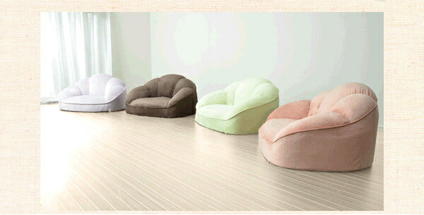 日本製 フロアソファ ローソファ クロワッサン 1人掛け 一人掛け ソファ ソファー ローソファー フロアソファー かわいい 国産 北欧 おしゃれ(代引不可)