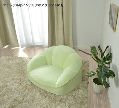 日本製 フロアソファ ローソファ クロワッサン 1人掛け 一人掛け ソファ ソファー ローソファー フロアソファー かわいい 国産 北欧 おしゃれ(代引不可)